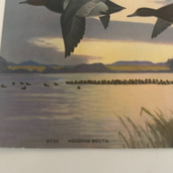 Vintage Calendar Art Print "Heading South" by B G Bruestle - Picture 4 of 5